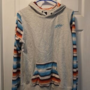 Hooey Multicolor Striped Hoodie